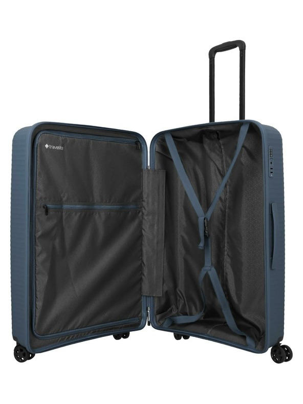 Travelite Пътен куфар Travelite Air Stripe L Navy
