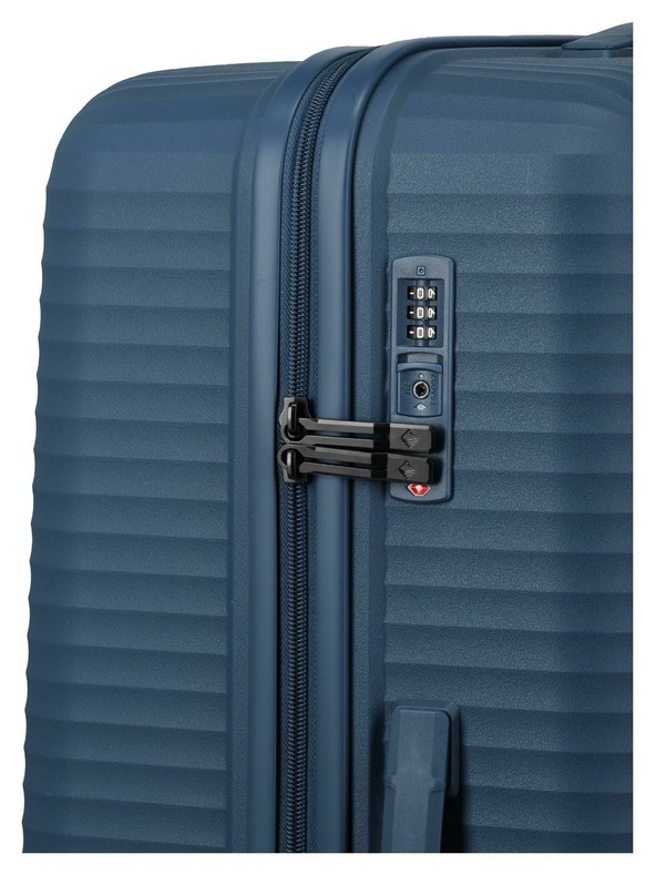 Travelite Пътен куфар Travelite Air Stripe L Navy