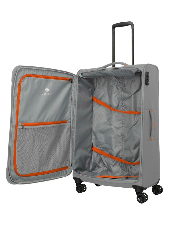 Travelite Пътен куфар Travelite Umbria L Smoky Grey