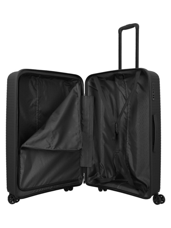 Travelite Пътен куфар Travelite Air Stripe L Black