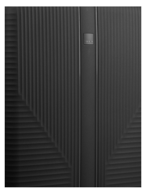 Travelite Пътен куфар Travelite Air Stripe L Black