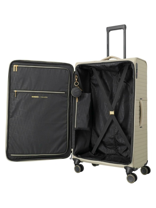 Travelite Пътен куфар Travelite BARBARA Stepp L Satin nude