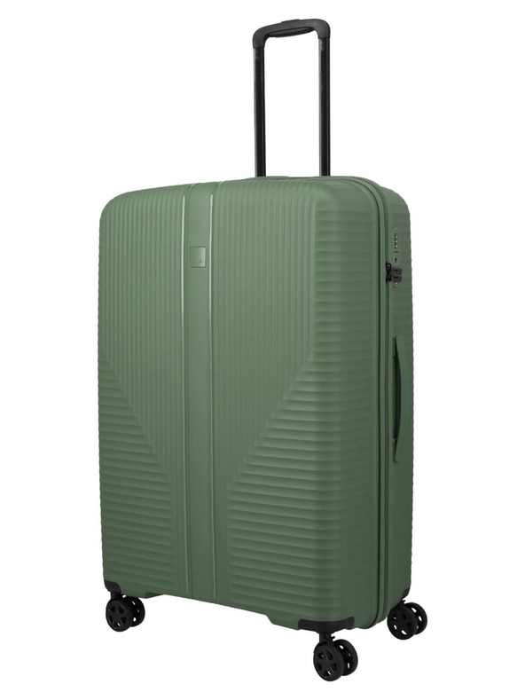 Travelite Пътен куфар Travelite Air Stripe L Green