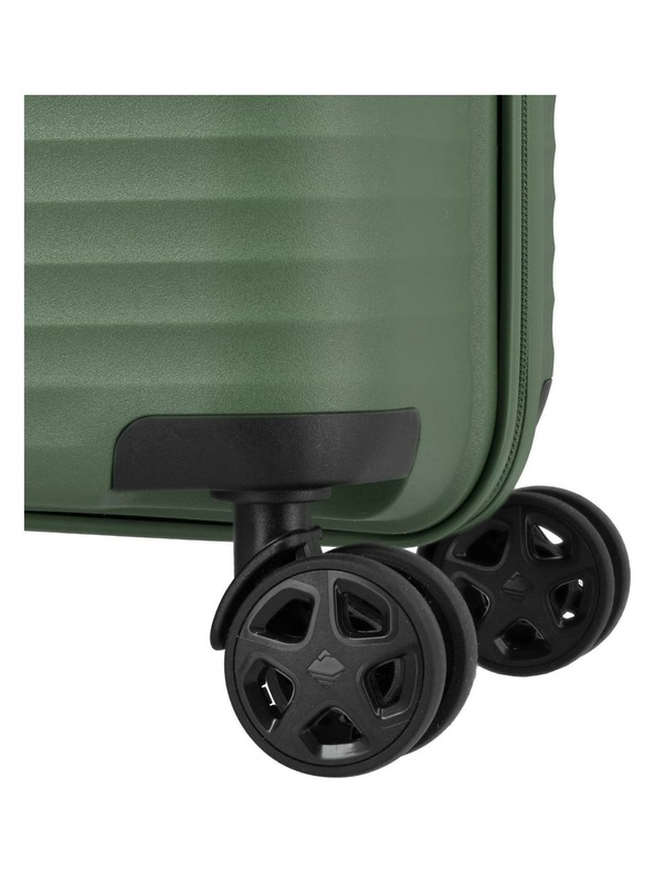 Travelite Пътен куфар Travelite Air Stripe L Green