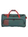 Travelite Пътна чанта Travelite Basics Fresh Wheeled duffle L Green/orange