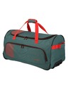 Travelite Пътна чанта Travelite Basics Fresh Wheeled duffle L Green/orange