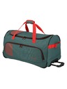 Travelite Пътна чанта Travelite Basics Fresh Wheeled duffle L Green/orange