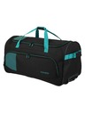 Travelite Пътна чанта Travelite Basics Fresh Wheeled duffle L Black/petrol