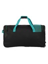 Travelite Пътна чанта Travelite Basics Fresh Wheeled duffle L Black/petrol