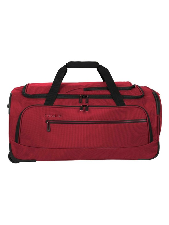 Travelite Пътна чанта Travelite Crosslite 5.0 Wheeled Duffle M Red