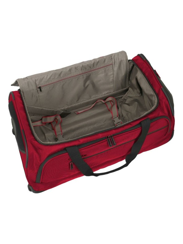Travelite Пътна чанта Travelite Crosslite 5.0 Wheeled Duffle M Red