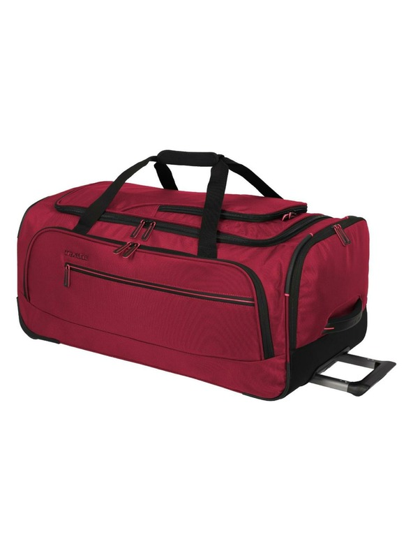 Travelite Пътна чанта Travelite Crosslite 5.0 Wheeled Duffle M Red