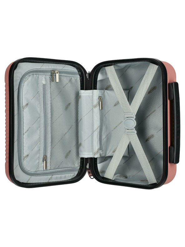 Enrico Benetti Козметичен куфар Enrico Benetti Louisville 39040-20 Oldpink