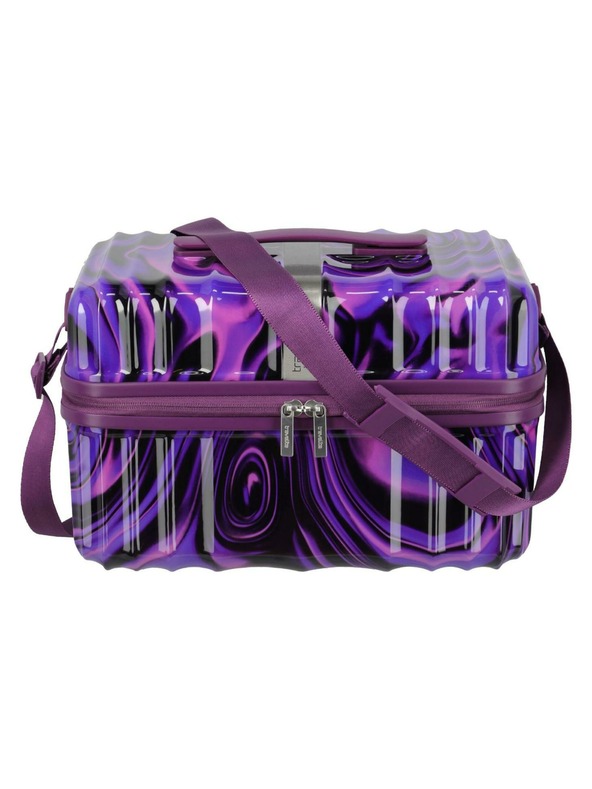 Travelite Козметичен куфар Travelite Lascana Edition Beautycase Purple Swirl