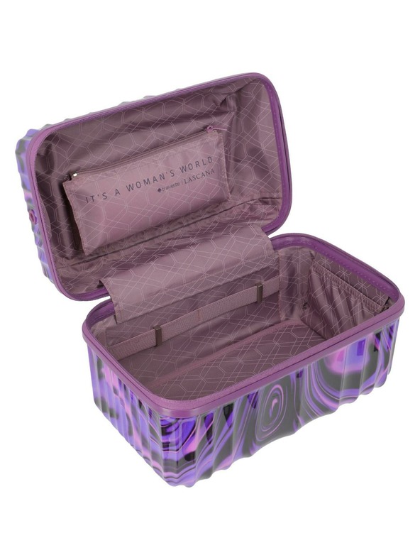Travelite Козметичен куфар Travelite Lascana Edition Beautycase Purple Swirl