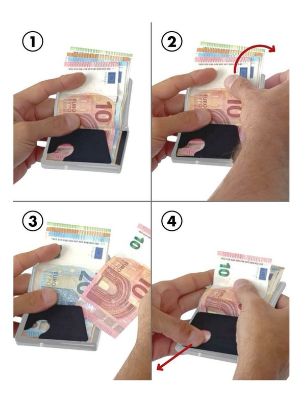 Mondraghi Портфейл Mondraghi Silhouette Edelweiss Blue