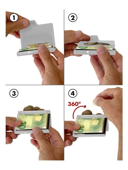 Mondraghi Портфейл Mondraghi Silhouette Edelweiss Green