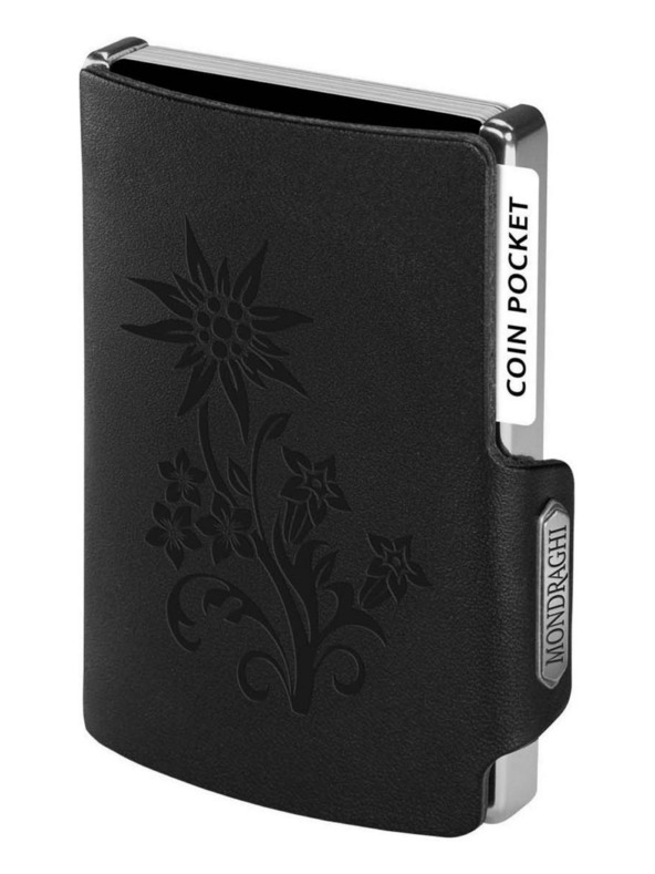 Mondraghi Портфейл Mondraghi Silhouette Edelweiss Black