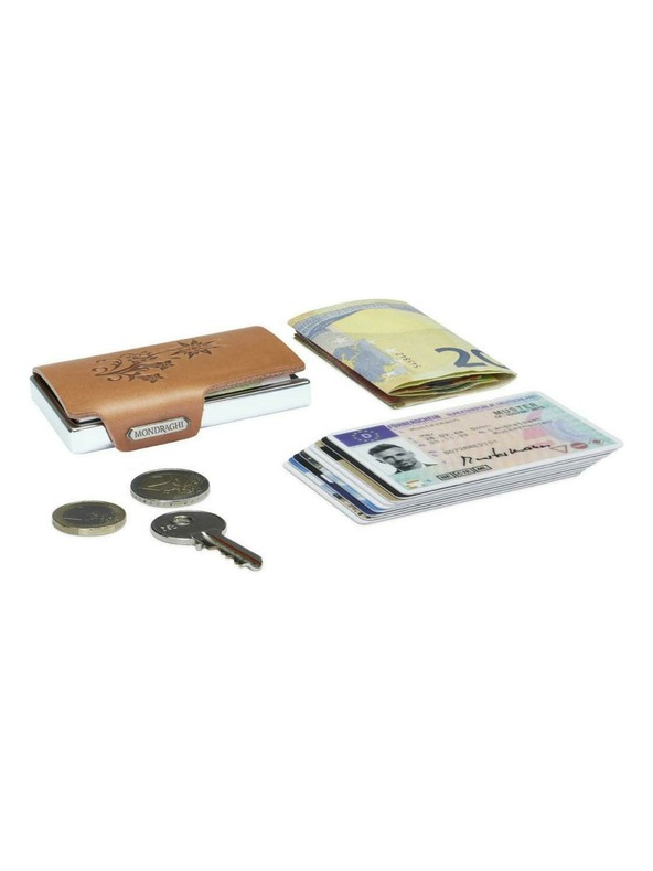 Mondraghi Портфейл Mondraghi Silhouette Edelweiss Caramel
