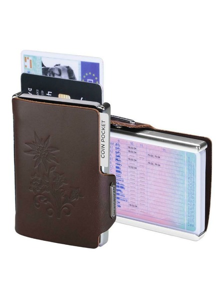 Mondraghi Портфейл Mondraghi Silhouette Edelweiss Brown