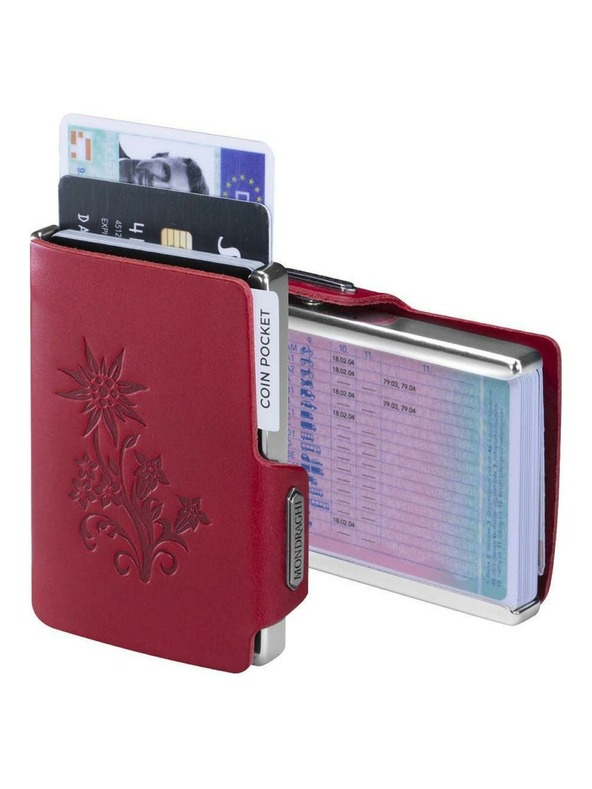 Mondraghi Портфейл Mondraghi Silhouette Edelweiss Red