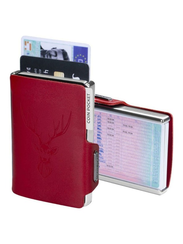 Mondraghi Портфейл Mondraghi Silhouette Classic Deer Red