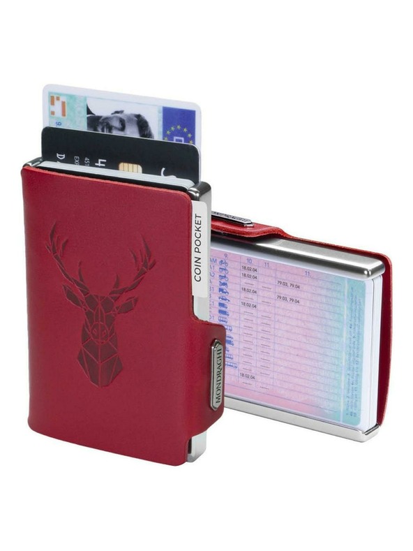 Mondraghi Портфейл Mondraghi Silhouette Modern Deer Red