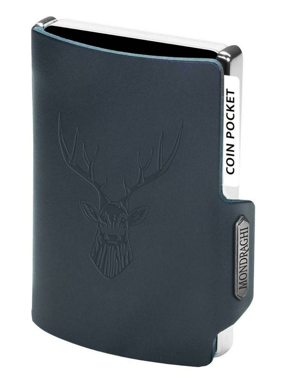 Mondraghi Портфейл Mondraghi Silhouette Classic Deer Blue