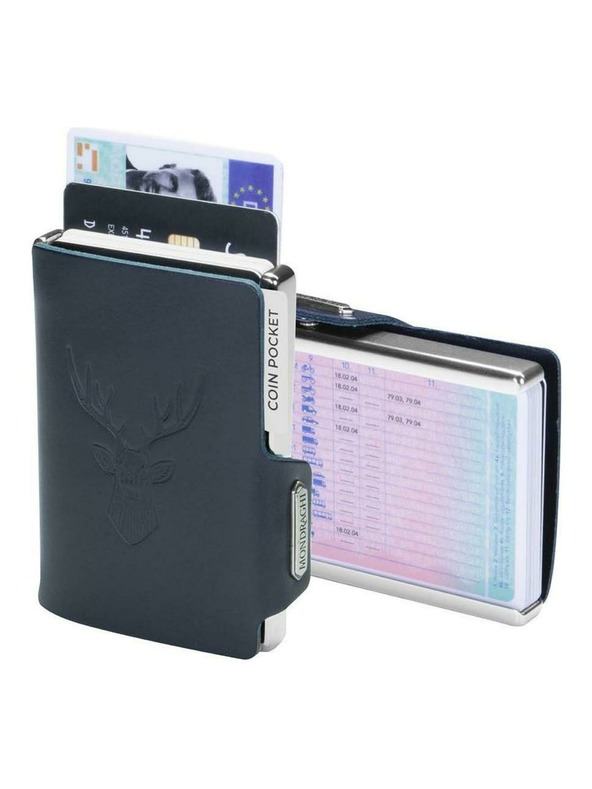 Mondraghi Портфейл Mondraghi Silhouette Classic Deer Blue