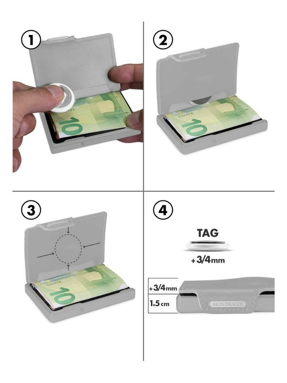 Mondraghi Портфейл Mondraghi Silhouette Modern Deer Black