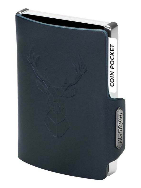 Mondraghi Портфейл Mondraghi Silhouette Modern Deer Blue