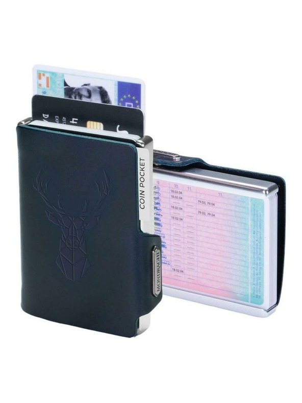 Mondraghi Портфейл Mondraghi Silhouette Modern Deer Blue