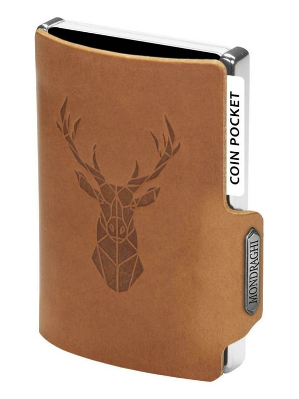 Mondraghi Портфейл Mondraghi Silhouette Modern Deer Caramel