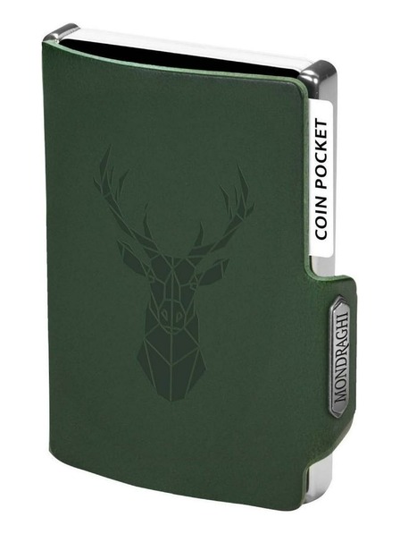 Mondraghi Портфейл Mondraghi Silhouette Modern Deer Green