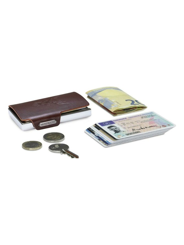 Mondraghi Портфейл Mondraghi Silhouette Classic Deer Brown