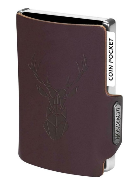 Mondraghi Портфейл Mondraghi Silhouette Modern Deer Brown