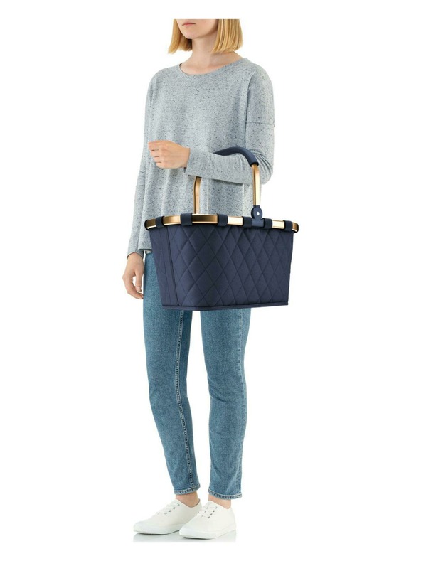 Reisenthel Чанта Reisenthel Carrybag Frame Rhombus Midnight Gold