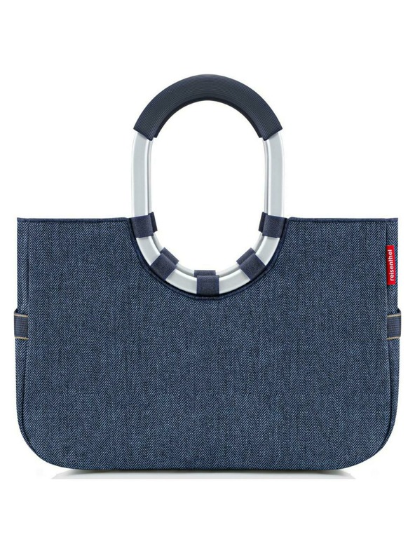 Reisenthel Чанта Reisenthel Loopshopper M Herringbone Dark Blue
