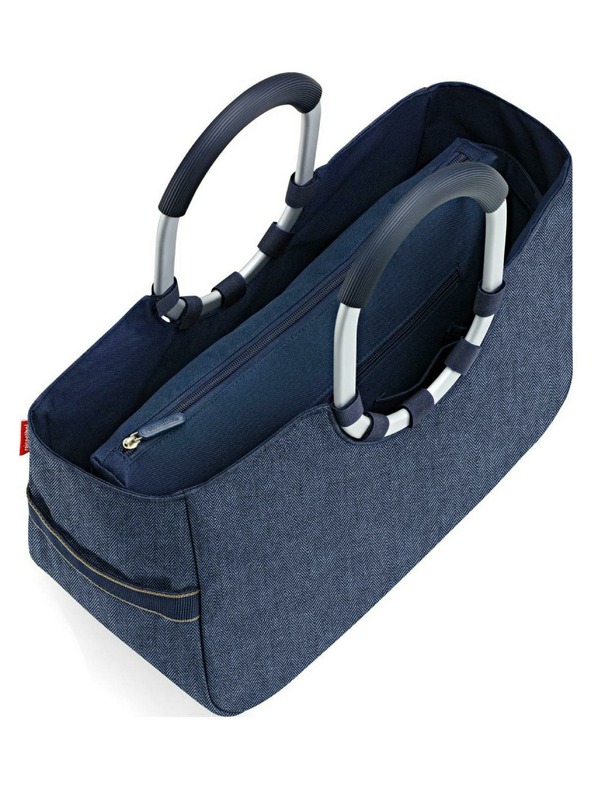 Reisenthel Чанта Reisenthel Loopshopper M Herringbone Dark Blue