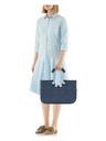 Reisenthel Чанта Reisenthel Loopshopper M Herringbone Dark Blue