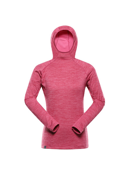 ALPINE PRO Дамски бързосъхнещ суитшърт ALPINE PRO ROLTA neon pink