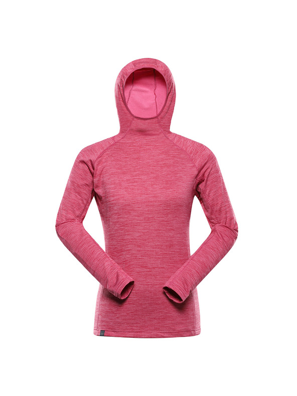 ALPINE PRO Дамски бързосъхнещ суитшърт ALPINE PRO ROLTA neon pink