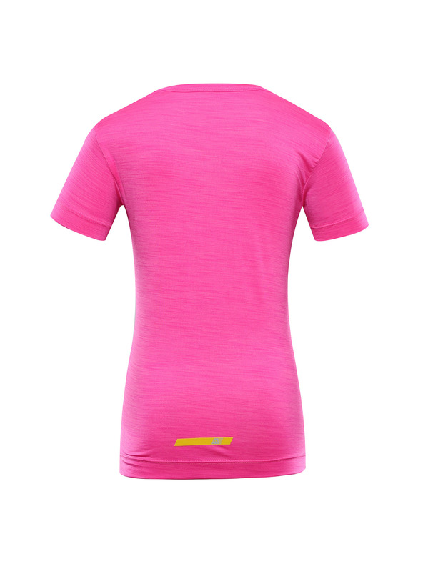 ALPINE PRO Детска бързосъхнеща тениска ALPINE PRO BASIKO neon pink