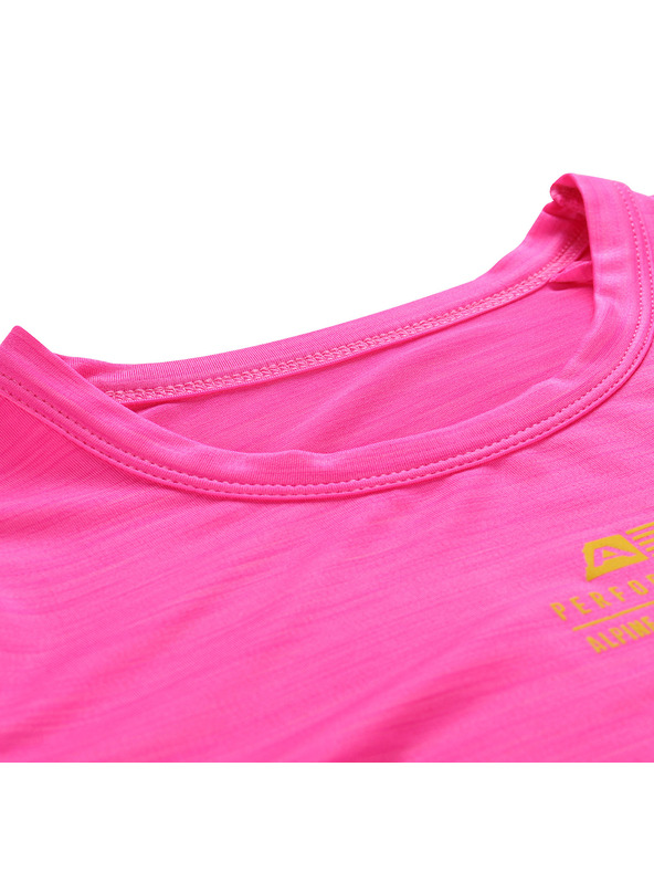 ALPINE PRO Детска бързосъхнеща тениска ALPINE PRO BASIKO neon pink
