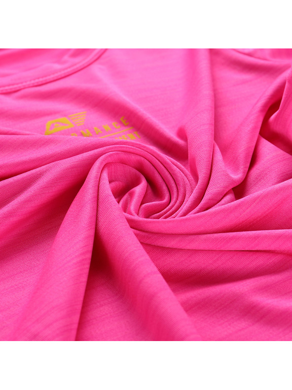 ALPINE PRO Детска бързосъхнеща тениска ALPINE PRO BASIKO neon pink