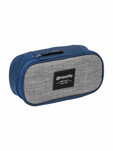 Meatfly Meatfly калъф Pencil Case Sea / Grey Heather