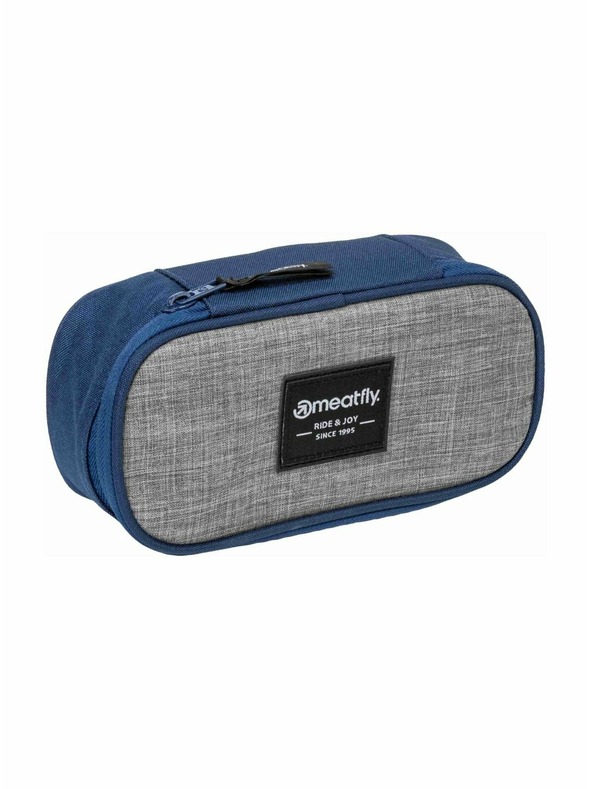 Meatfly Meatfly калъф Pencil Case Sea / Grey Heather