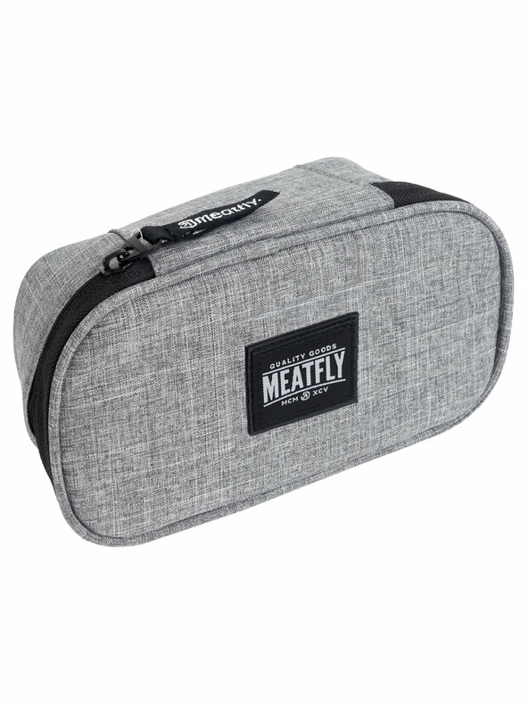 Meatfly Meatfly калъф XL Pencil Case Grey Heather