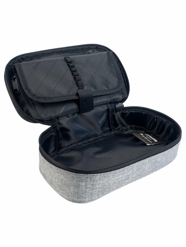 Meatfly Meatfly калъф XL Pencil Case Grey Heather