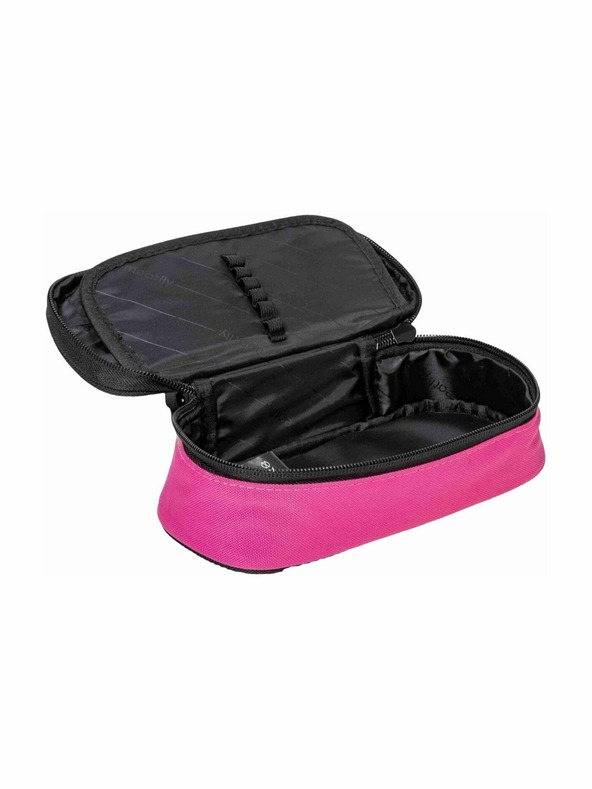 Meatfly Meatfly калъф Pencil Case Pink / Black
